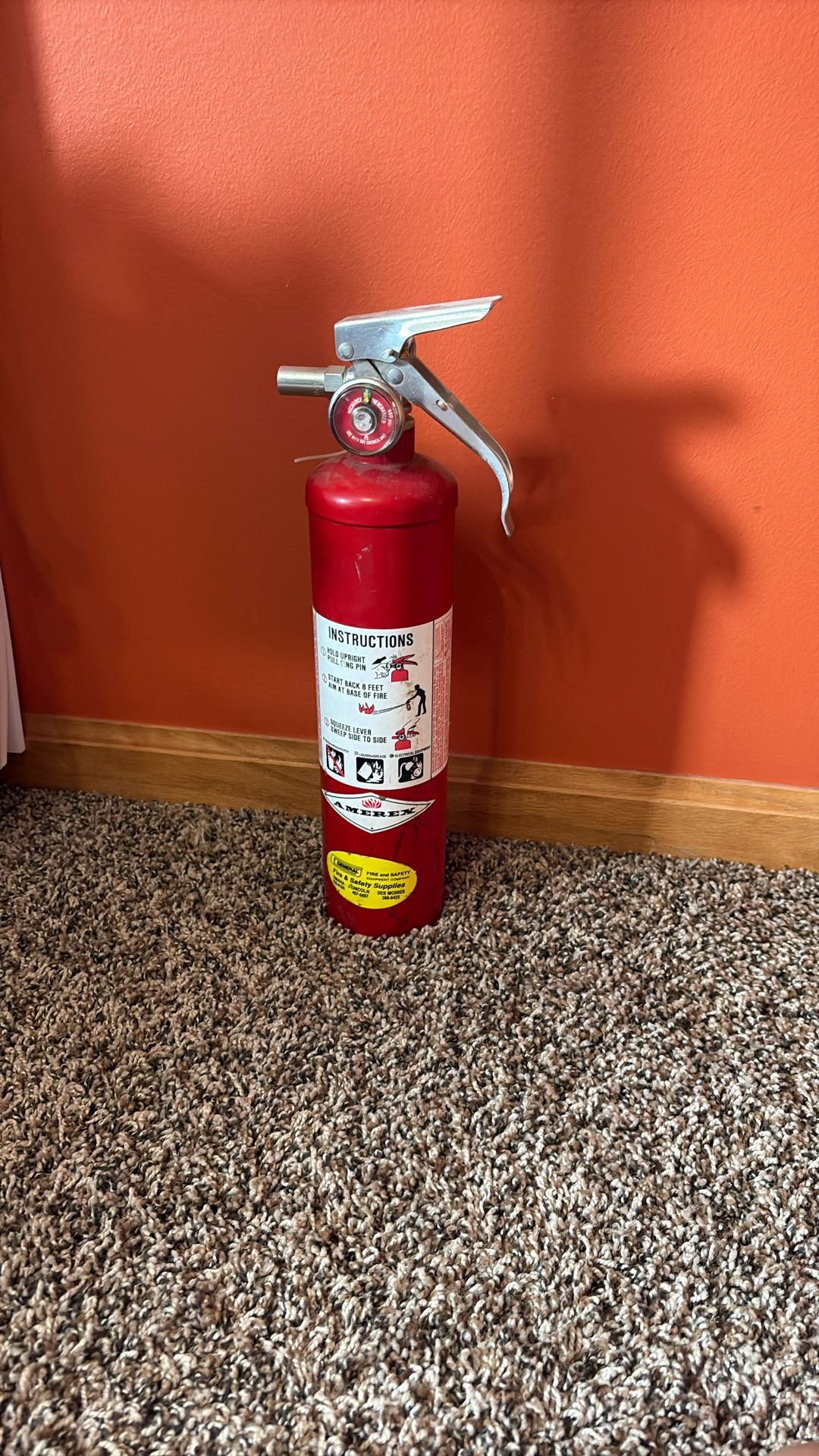 Fire Extinguisher For Display Only