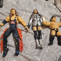Wrestling figures. $7 for all.