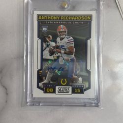 Anthony Richardson Rookie Autograph