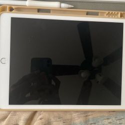 Bundle: iPad Gen 10, Pencil, LED Keyboard, And Pink Case