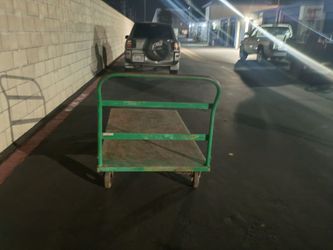 Heavy Duty Two-Shelf Platform Cart