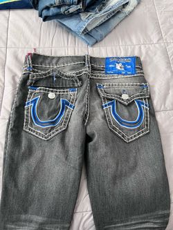 Gray true religion jeans