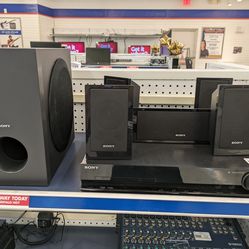 Sony Stereo System W Hook Ups  Set Is Not Bluetooth 