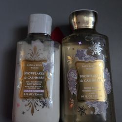 Snow Flake Cashmere Bbw Set