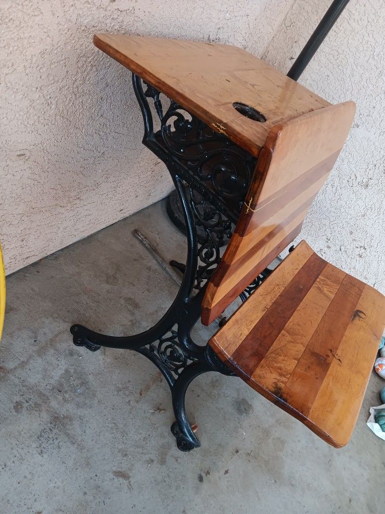 Antique School Desk