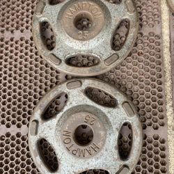 25 Lbs Hampton Olympic Plates Weights