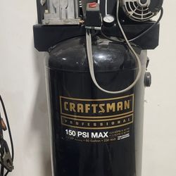 Professional 160 Psi Air Craftsman Compressor 3.1 Hp 60 Gallons 230volts