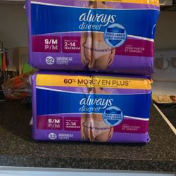 Always Discreet Incontinence & Postpartum Underwear-2 Items!($49.94+Value)