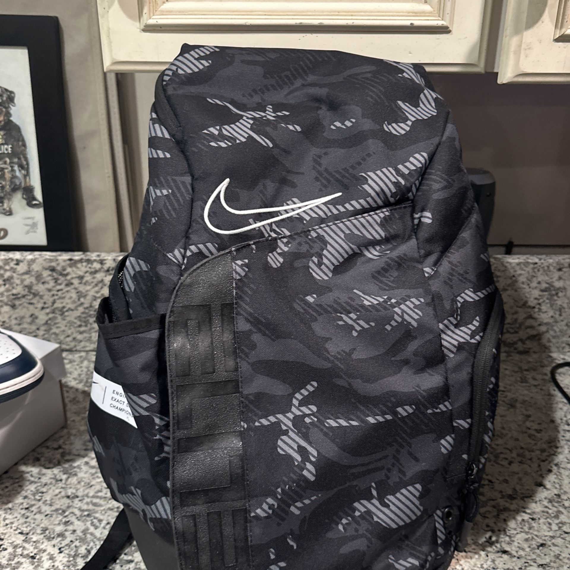 Nike Elite Pro Backpack 'Black Camo'