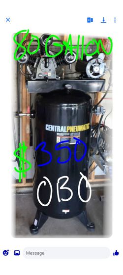 Central neumatic air compressor 60 gallon
