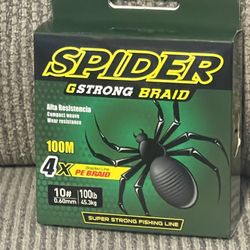 Spider Wire 25, 40, 60, 70 And 100 Lb Test Available