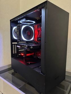 Red/Black Gaming/Streaming PC