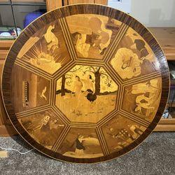Antique card table post World War II