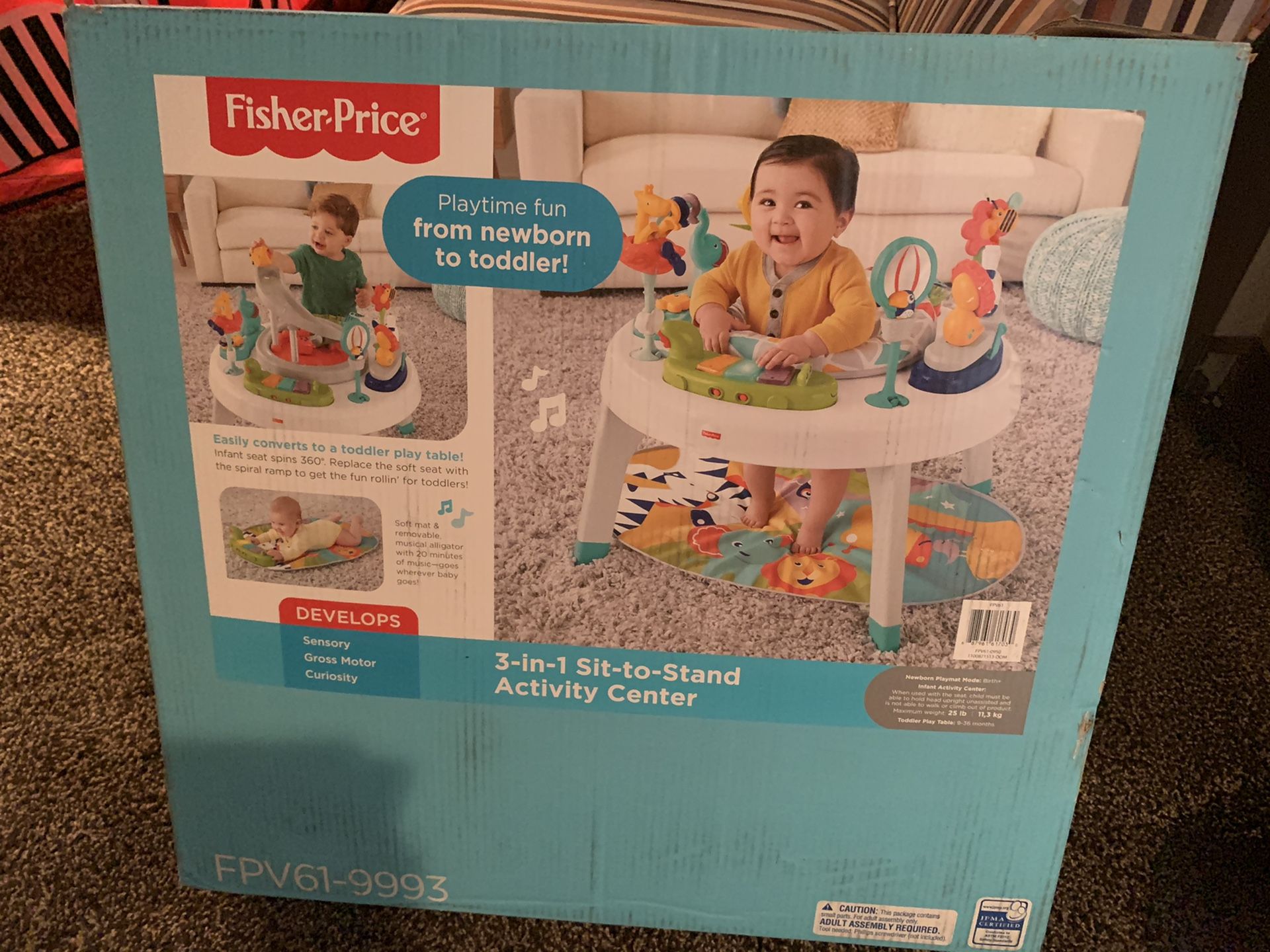 Fisher-Price sit to stand 3 in 1 activity center