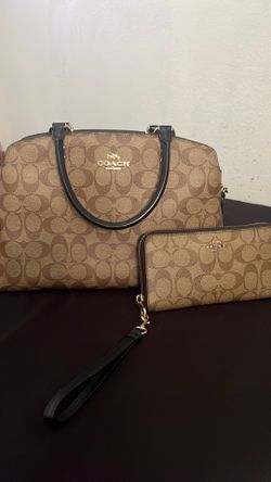 Coach bag and wallet