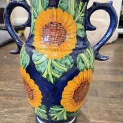 Hand-painted vintage Spanish or Talavera-style decorative ceramics