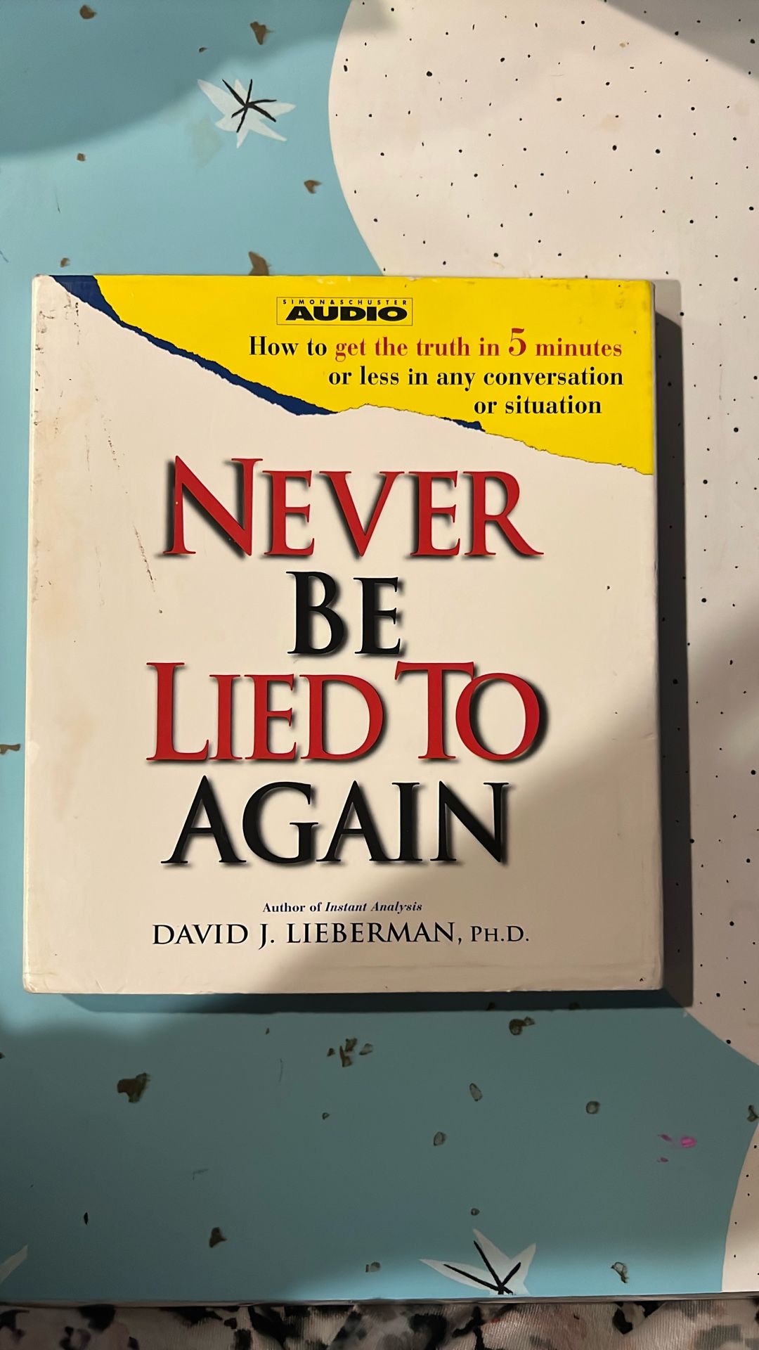 David J Lieberman PHD Spoken Audio Never Be Lied To You Again Double Dvd Set Excellent Condition