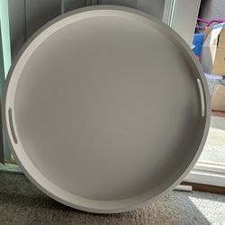 20 Inches Large Round Tray