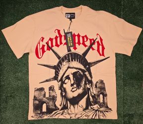 Godspeed Statue of Liberty Graphic T-Shirt size s