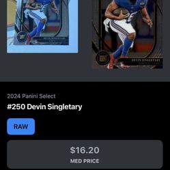 Devin Singletary 2024 Panini Select