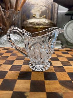 Crystal Creamer Pitcher