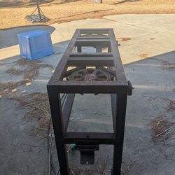 Steel Brewing Stand with two burners