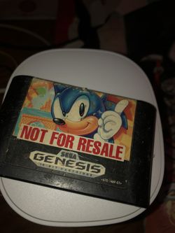 Original Sonic Sega Genesis