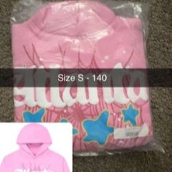 Pink Atlanta Sp5der Hoodie 