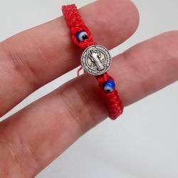 Baby red bracelet San Benito total Protection against mal de Ojo