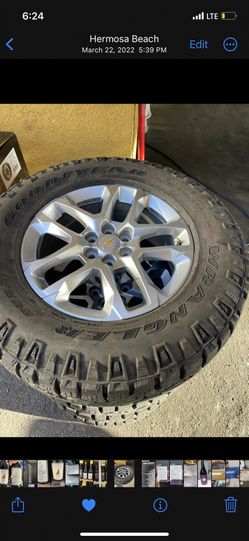 2020 Chevy Colorado Rims & Good Year A/t Tires 