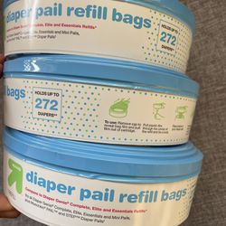 New Diaper genie Diaper Pail Refill Bags (3 Total)