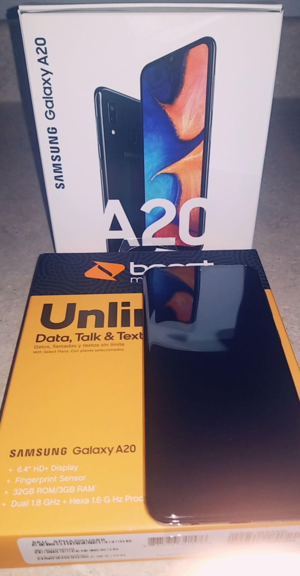 Samsung Galaxy A20 free