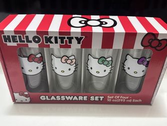 HELLO KITTY GLASSWARE 