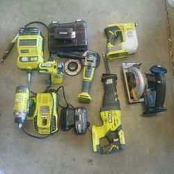 Herramientas RYOBI Todo Lo q se ve