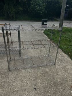 Metal shelf