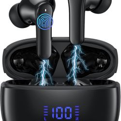 Wireless Earbuds,Bluetooth 5.3 Headphones in Ear with HiFi Stereo Deep Bass,Wireless Earphones 40H Playtime