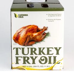 Catania Turky Fry Oil 3 Gallons Peanut And Soybean Oil