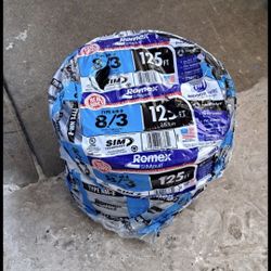 WIRE 8/3 125FTS  275 DLLS FOR ROLL 