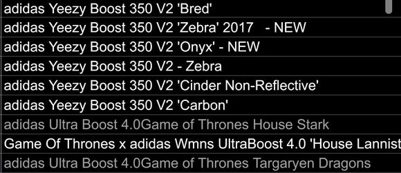 Yeezy and boost shoes