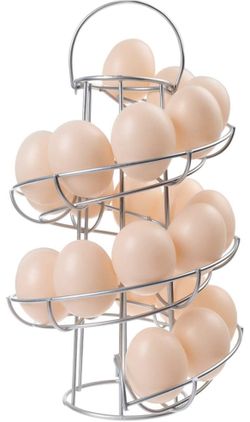 Egg Skelter Deluxe Modern Spiraling Dispenser Rack