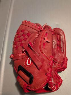 Rawlings Highlight Red LeatherShell Baseball Glove Mitt H105S 10 1/2 Inch - LEFT
