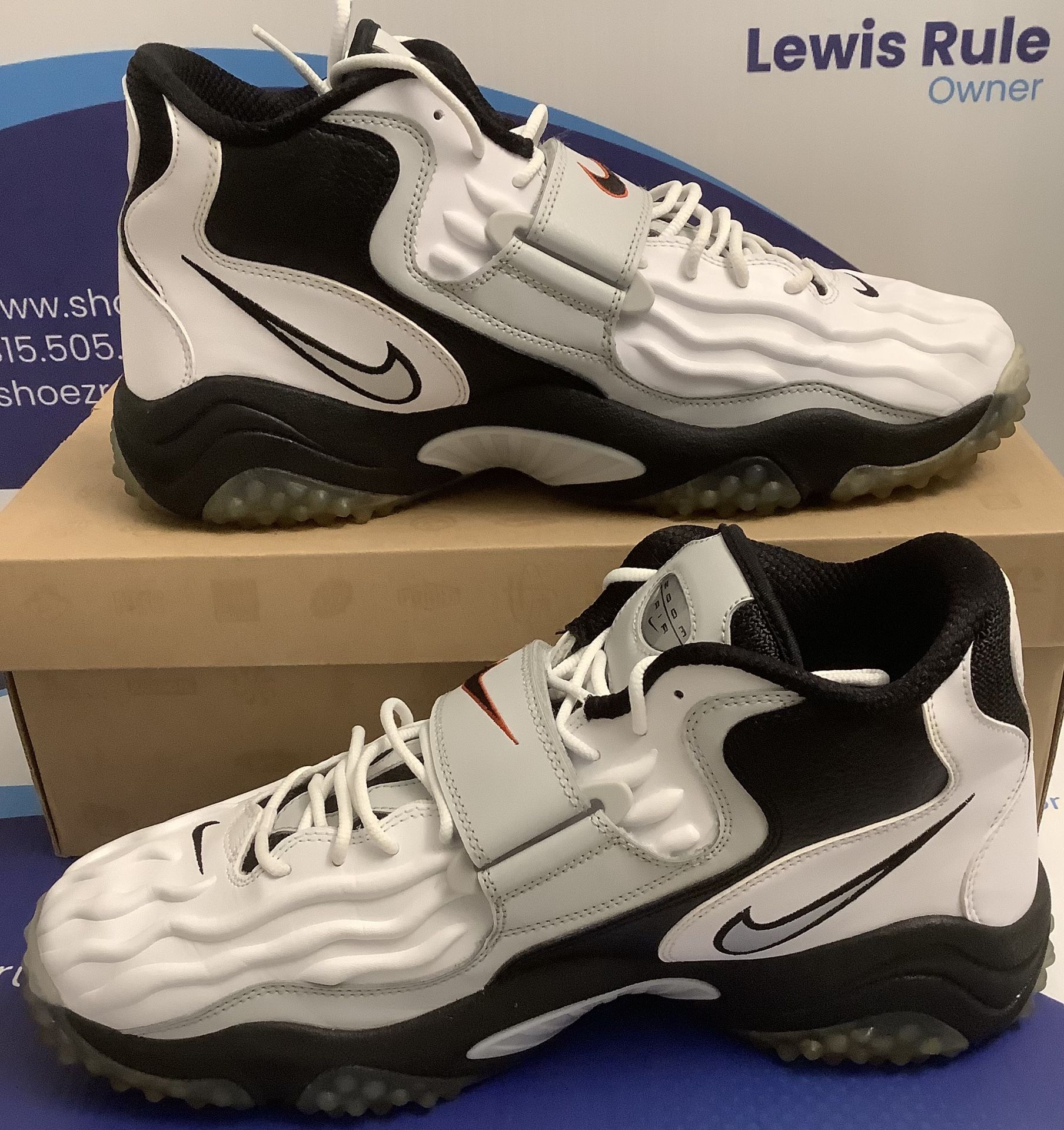 Like New Nike Air Zoom Turf Jet 97 (Rare Barry Sanders shoes