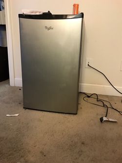 Whirlpool mini fridge.