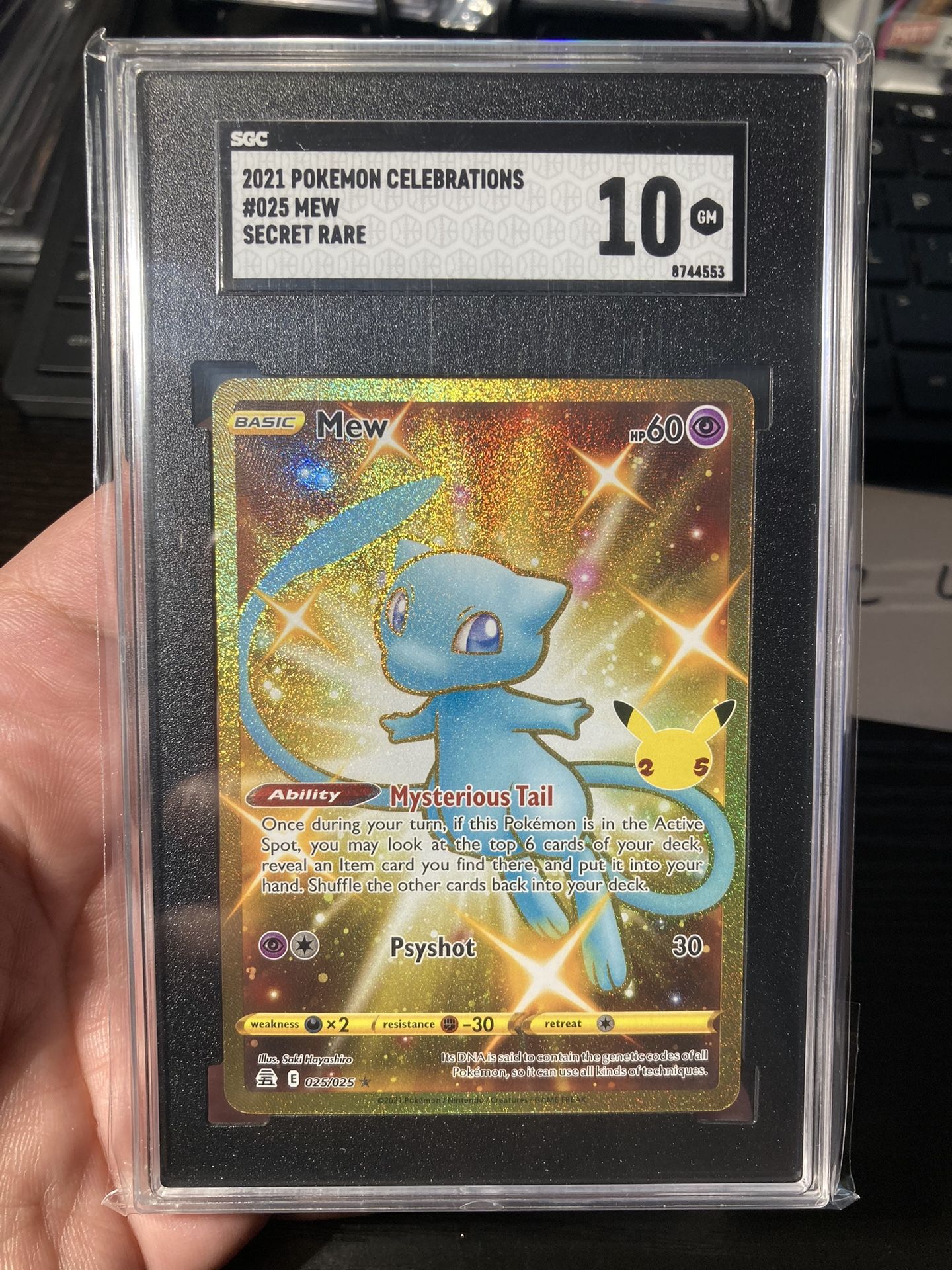 2021 Pokmon Celebrations Gold Mew SGC 10 for Sale in Fresno, CA - OfferUp