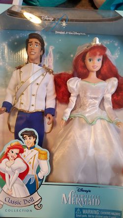 Vintage Collectible Disney The Little Mermaid Barbie Set Brand New / Never Used In Original Packaging