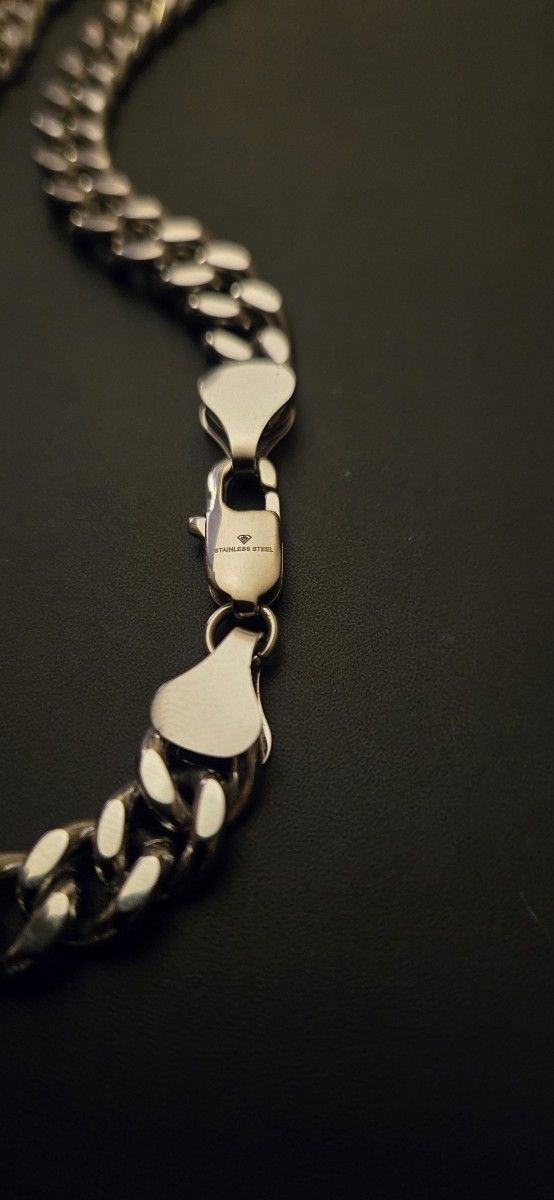 NEW IN BOX NECKLACE JEWELRY STAINLESS STEEL LYNX CHAIN 24" KOHL'S