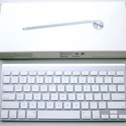 Genuine Apple Wireless Keyboard A1314 Bluetooth Aluminum MC184LL/B