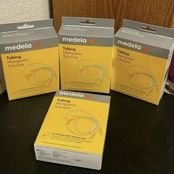 Lot of 4 NEW Medela Pump In Style Replacement Tubing for Breast Pumps 