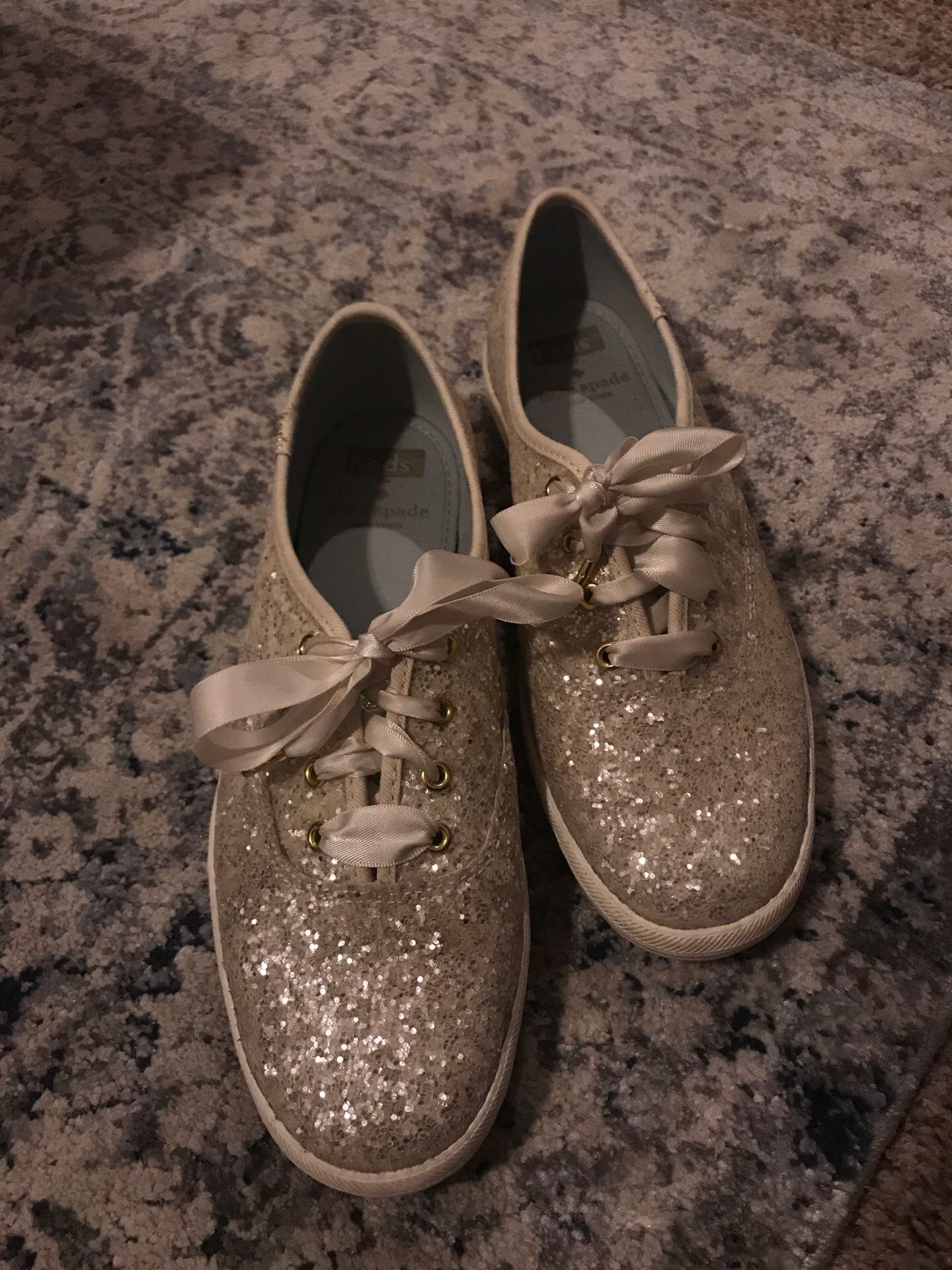 Kate Spade glitter keds - perfect wedding reception shoe!