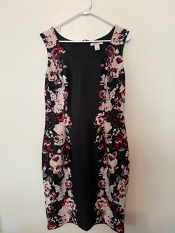WHBM Floral Sleeveless Sheath Dress | Size 10